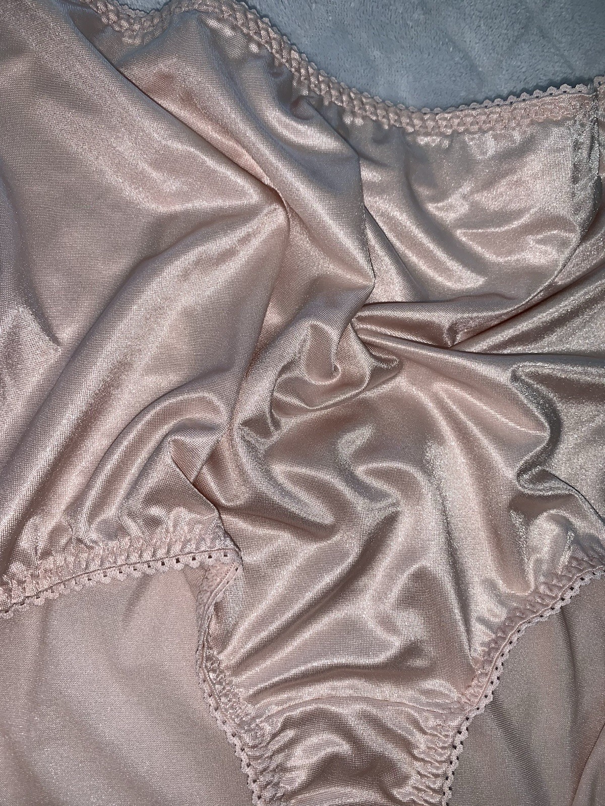 NEW Stretch Satin Girdle Panty Shaper 3X Vanity Fair Brief Panties sz 10