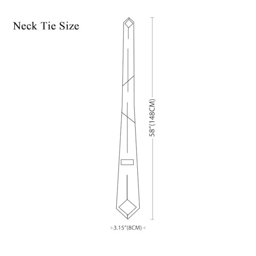 Men’s Ties Solid Color Formal Neckties 3.15″ (8CM) Black Ties 025-champagne