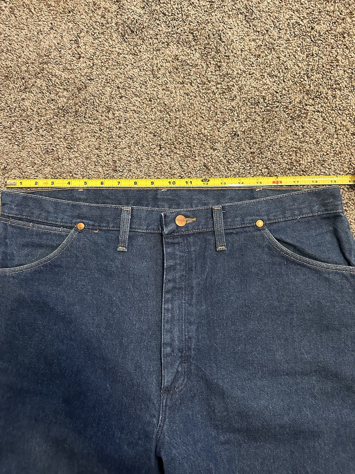 Wrangler 13MWZ Cowboy Cut Jeans Mens 40×32 Blue Made in USA