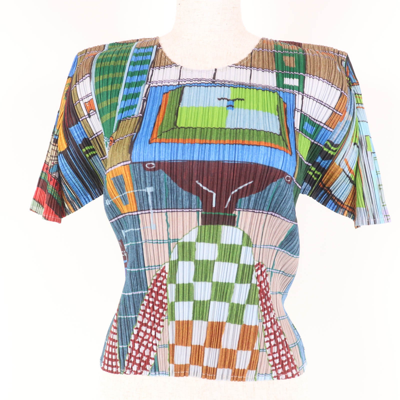 Issey Miyake PLEATS PLEASE PLEATS PLEASE T-shirt Polyester T-shirt – DUTY FREE