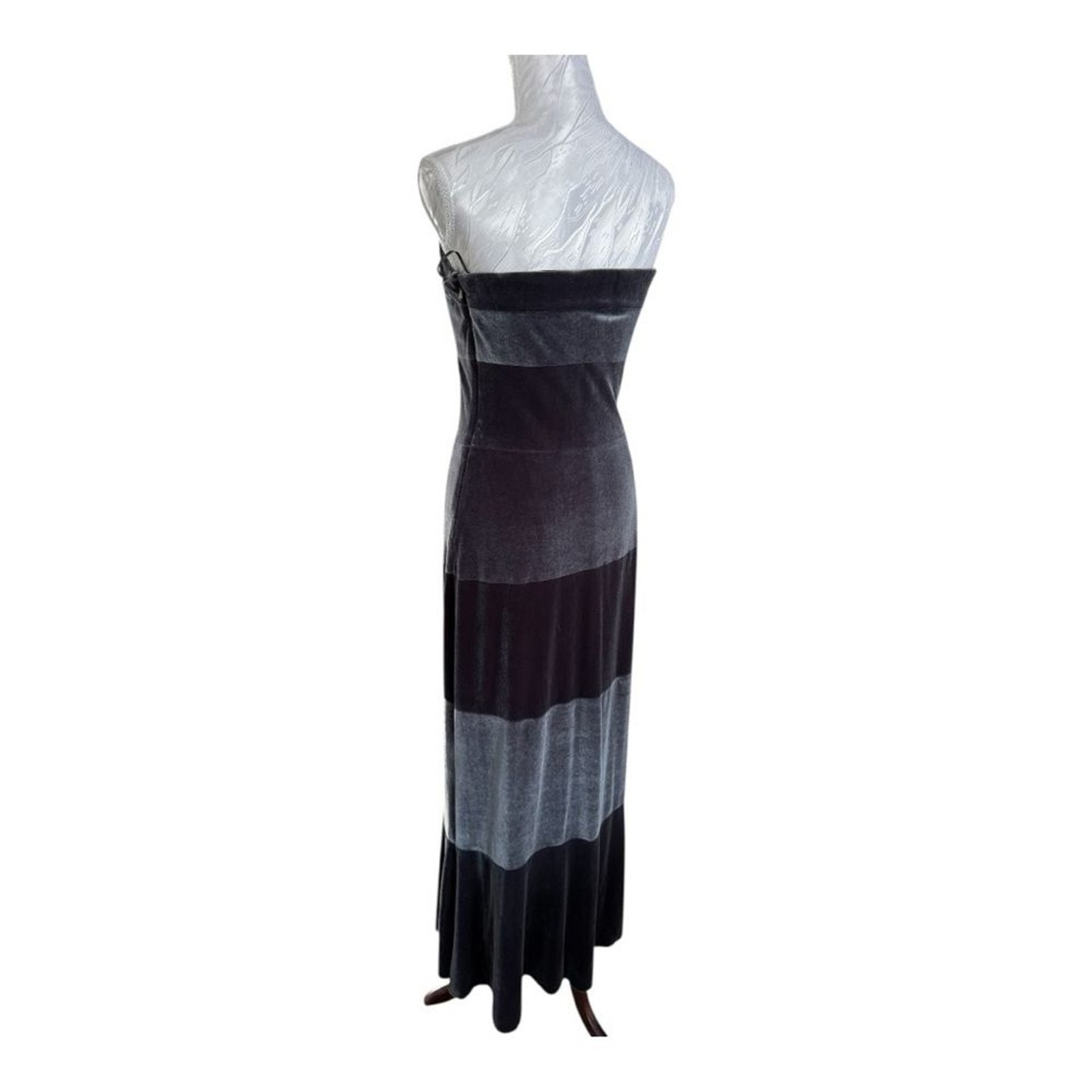 Vintage Rimini by Shaw Velvet Strapless Gown