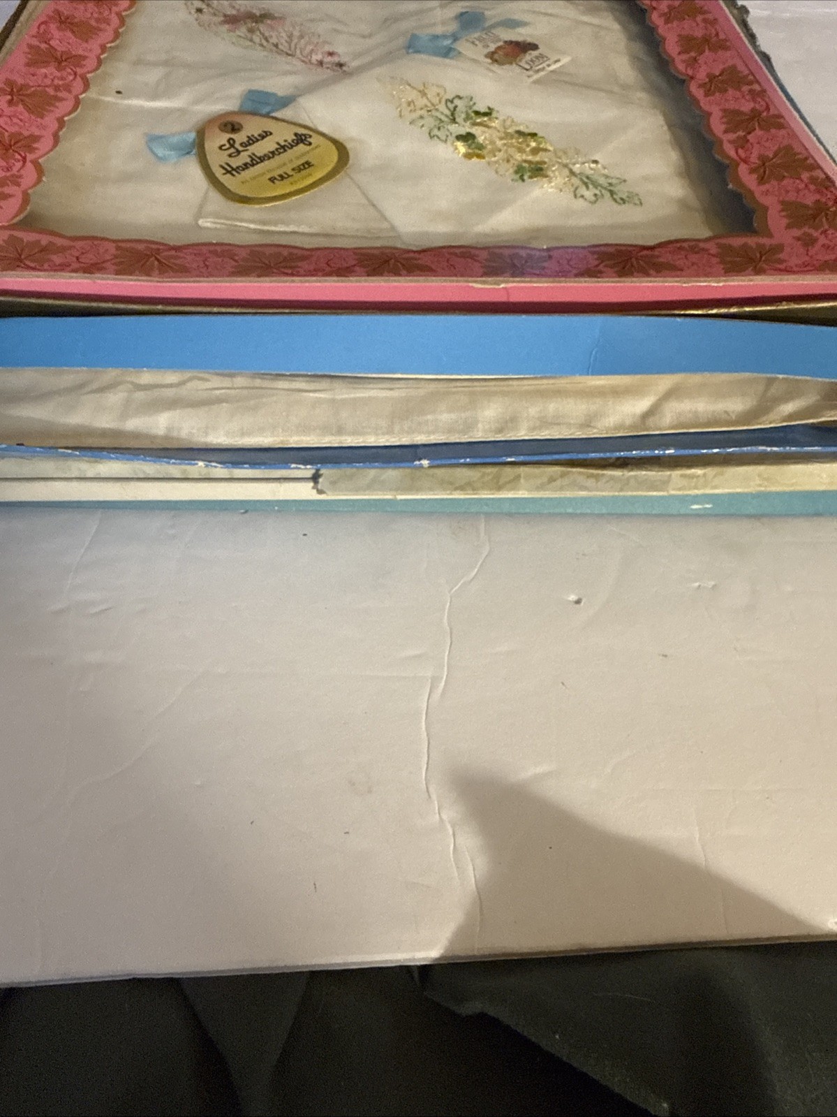 Lot-5 Vintage Ladies Handkerchiefs Please See Photos & Description