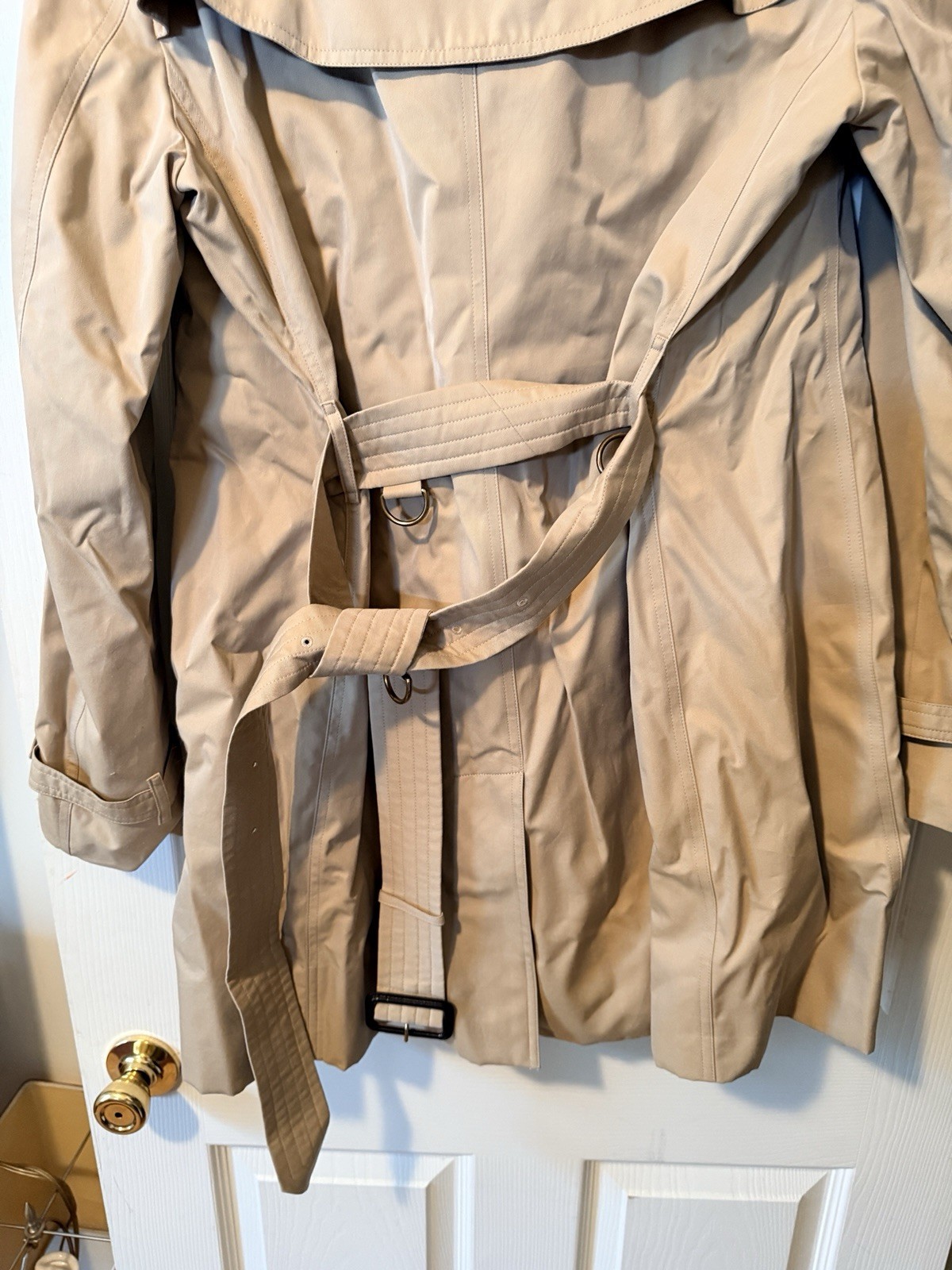 Burberry Kensington Heritage Trench Coat Honey US 16 EU 50 Made in England NWT