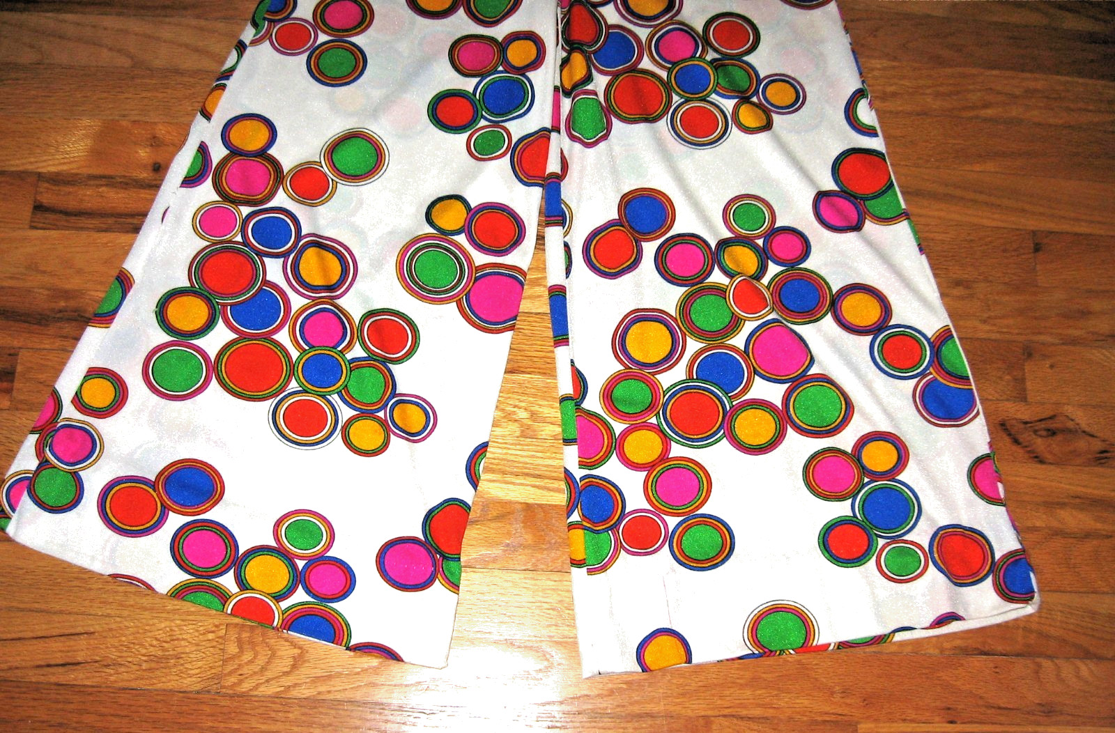 60s Psychedelic Top Bell Bottom Pants Festival Montaldo Pat Richards Light Knit