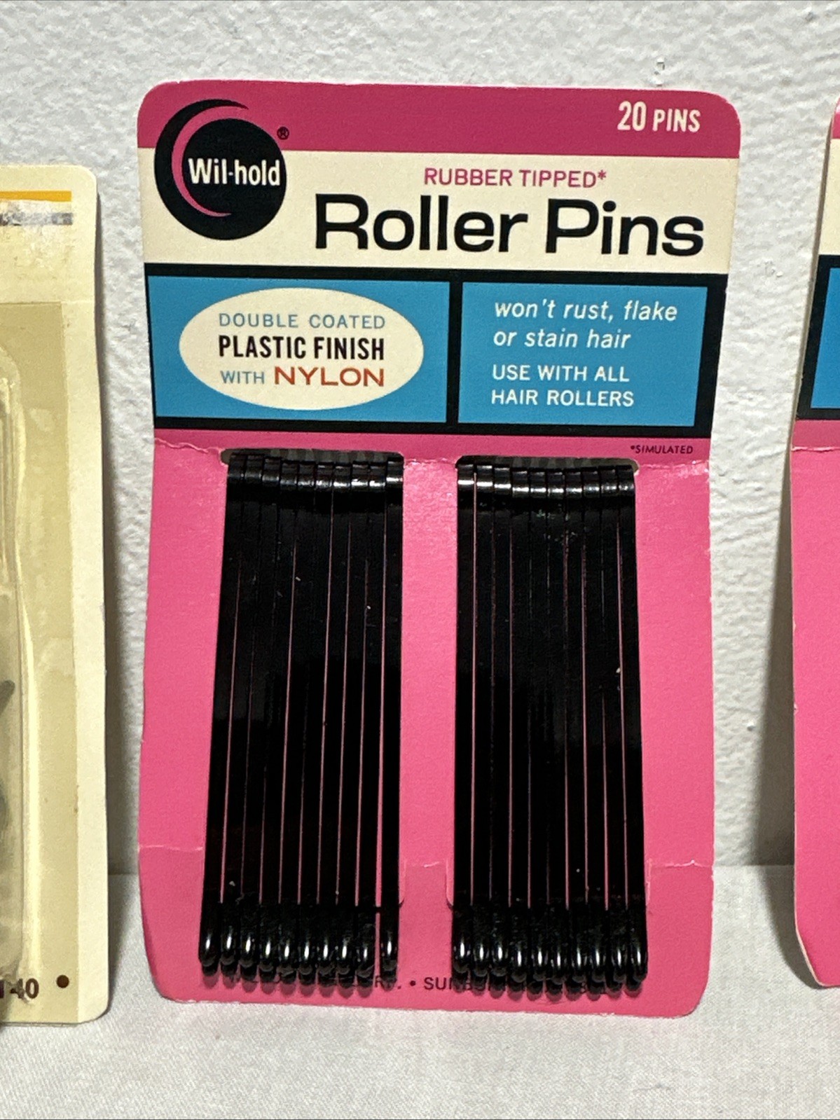 Tip Top Clipettes & Wil-hold Roller Pins NOS Vintage