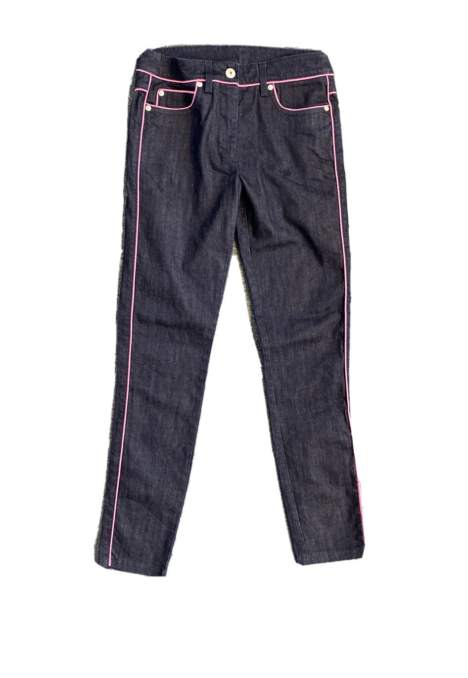 MOSCHINO COUTURE! VINTAGE 2006/09 WOMEN’S PANT WOMAN ’00’S DENIM PANTS JHC714