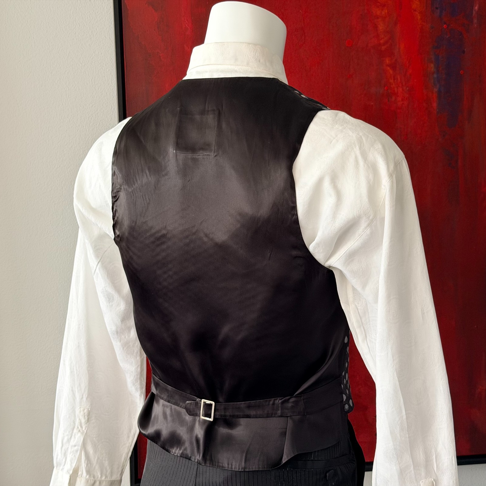 MOSCHINO CHEAP and CHIC silk vest Moon phases size 50 from 1990s