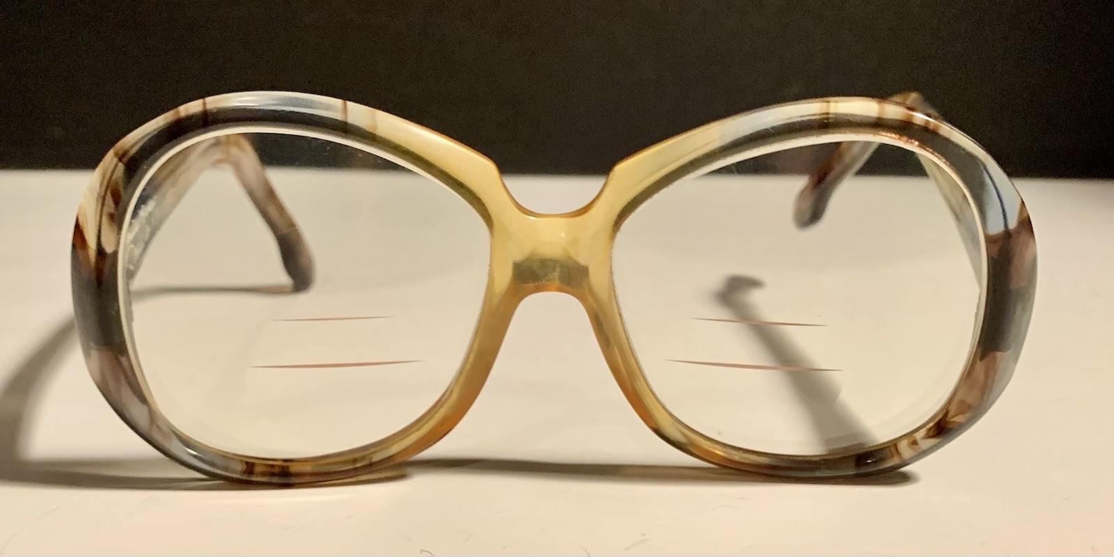 Vintage American Optical Oscar de la Renta Oversized Eyeglasses 70s