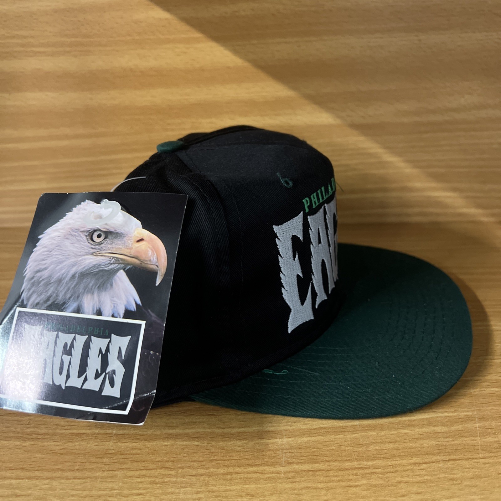 Vintage 90s Rare Philadelphia Eagles Snapback Hat Deadstock