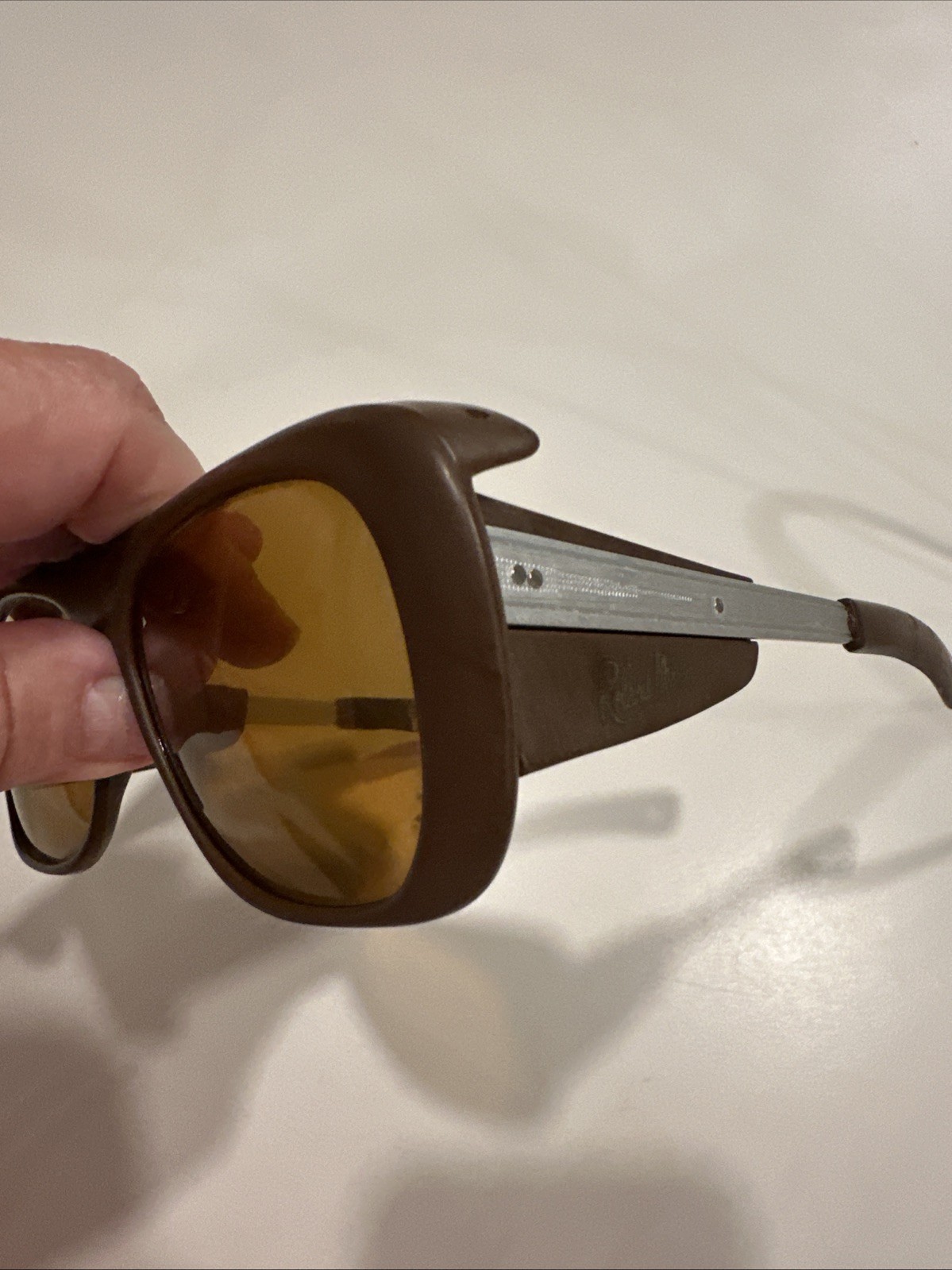 Vtg Roland Martin Fisherman Glasses Tortoise Oval Sunglasses Frames Only Japan