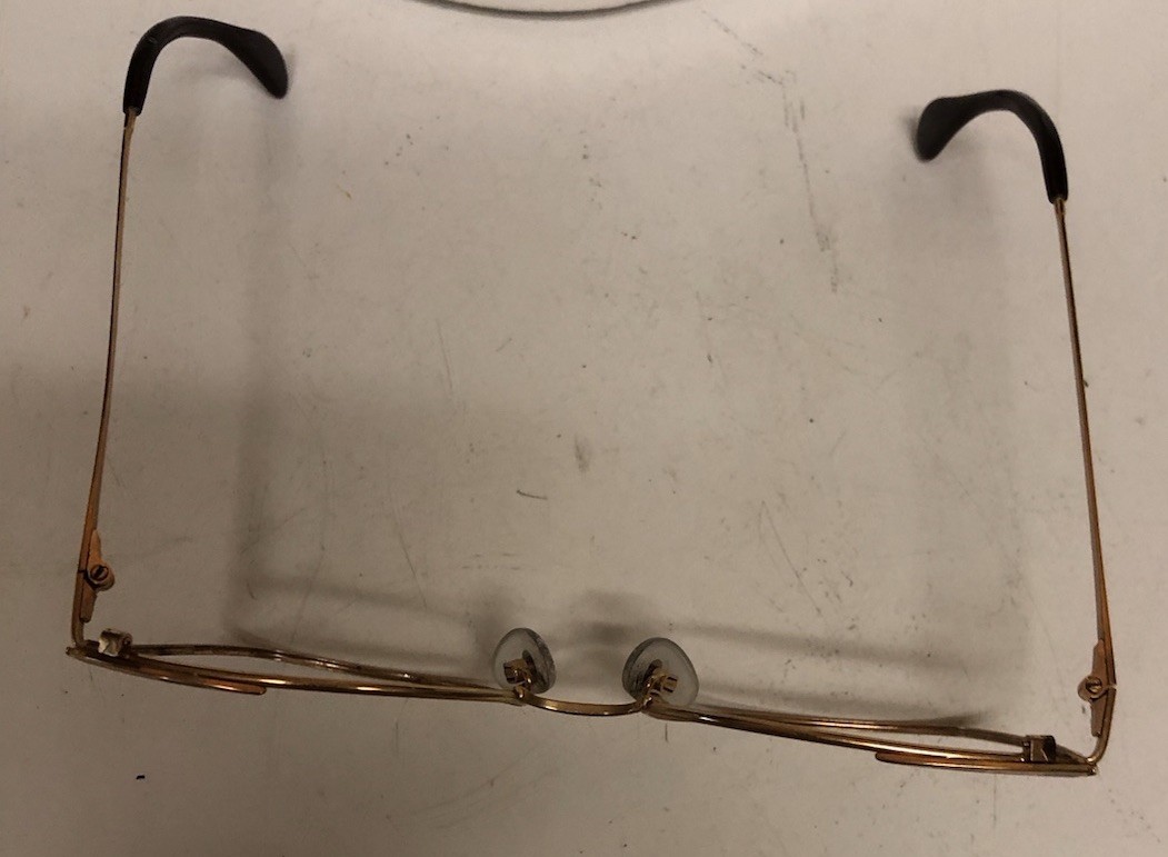 Silhouette Eyeglasses Frame Only Vintage Austria Gold tone MOD 6012. 135