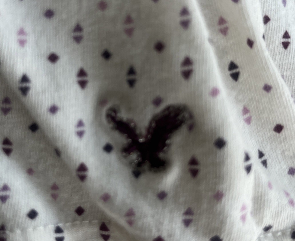 Vintage American Eagle Y2K Babydoll Top Large Henley Tiny Dot Bella Swan READ