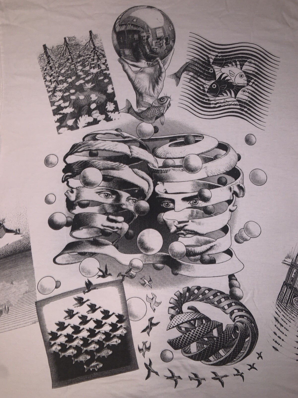 Vintage 91’ AOP M.C. Escher “Father of modern tessellations”