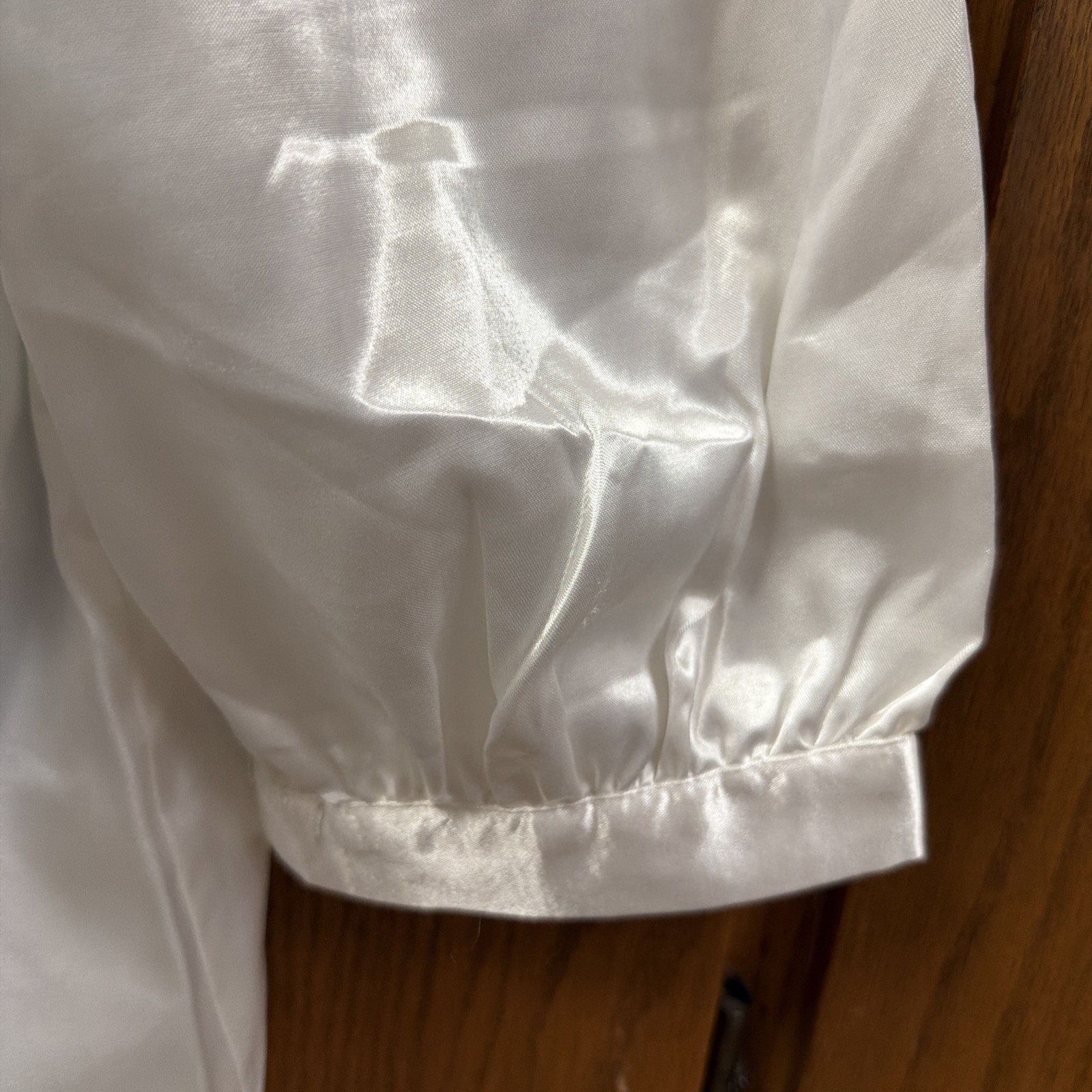 Vintage Ashley Taylor Plus Brushed Satin Maxi Nightgown 2XL NOS