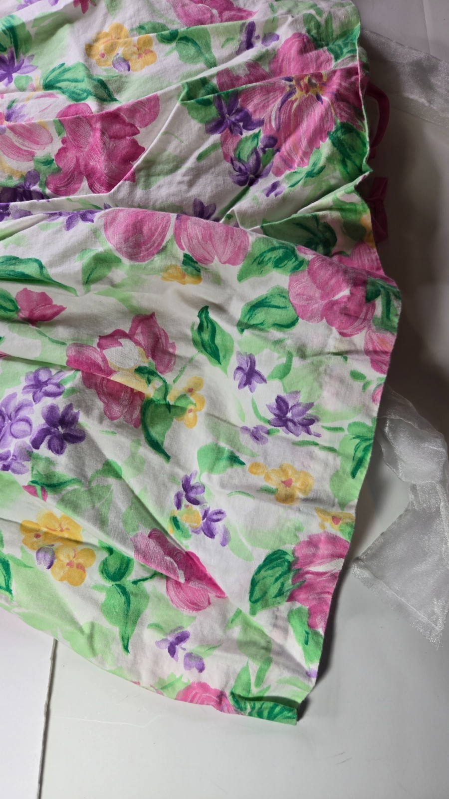Vintage Isabella Kids Dress Size 10 Floral Y2K Holiday Spring Special Occasion