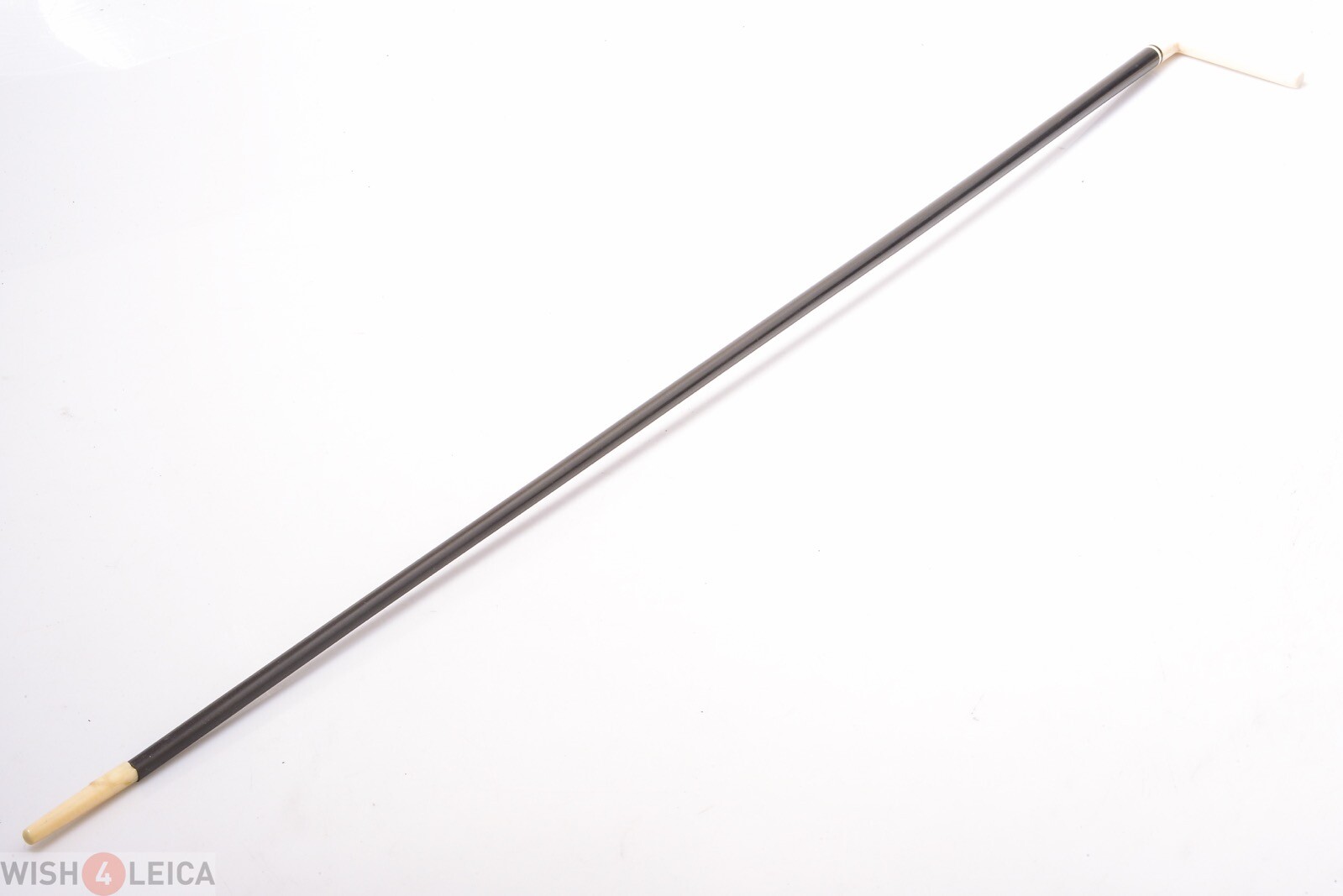 ✅ ANTIQUE CANE EBONISED WOOD WALKING STICK SWAGGER 13MM, 0.5” THIN 86.5CM, 34”