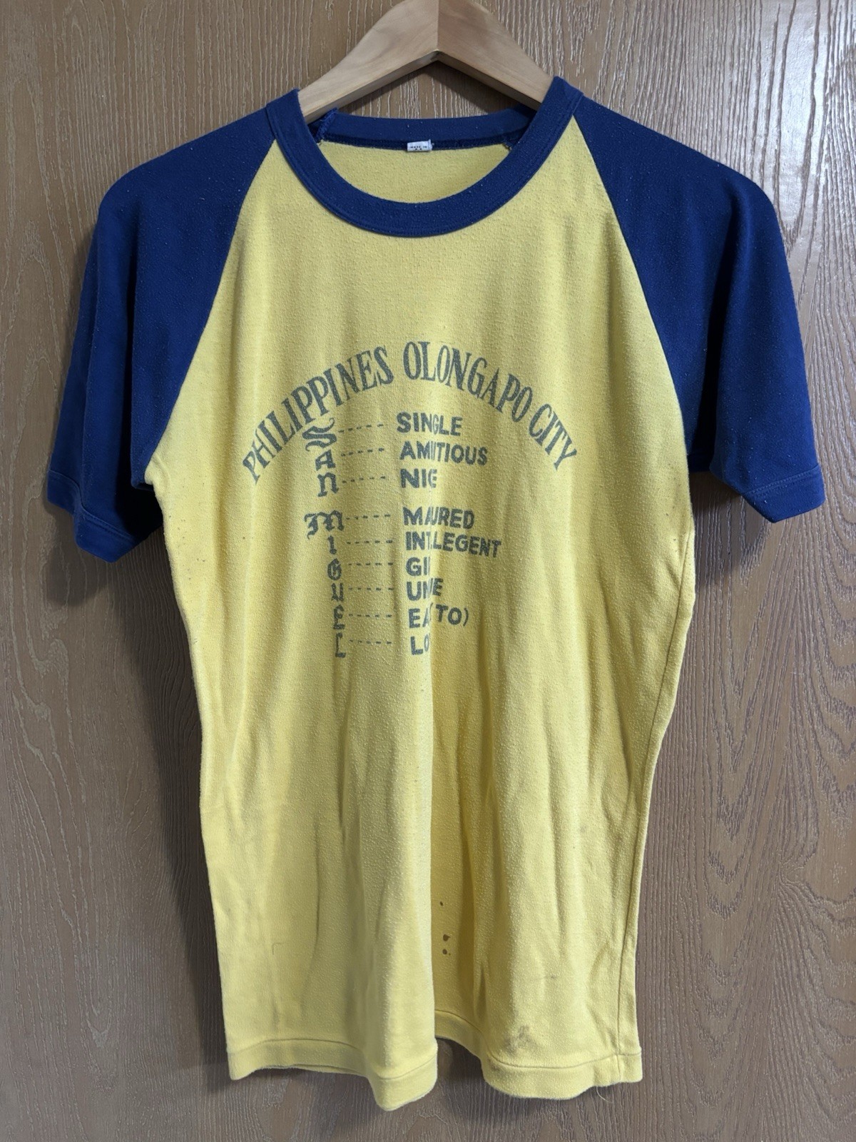Vintage Olongapo Philippines Rare Large Shirt 1980s