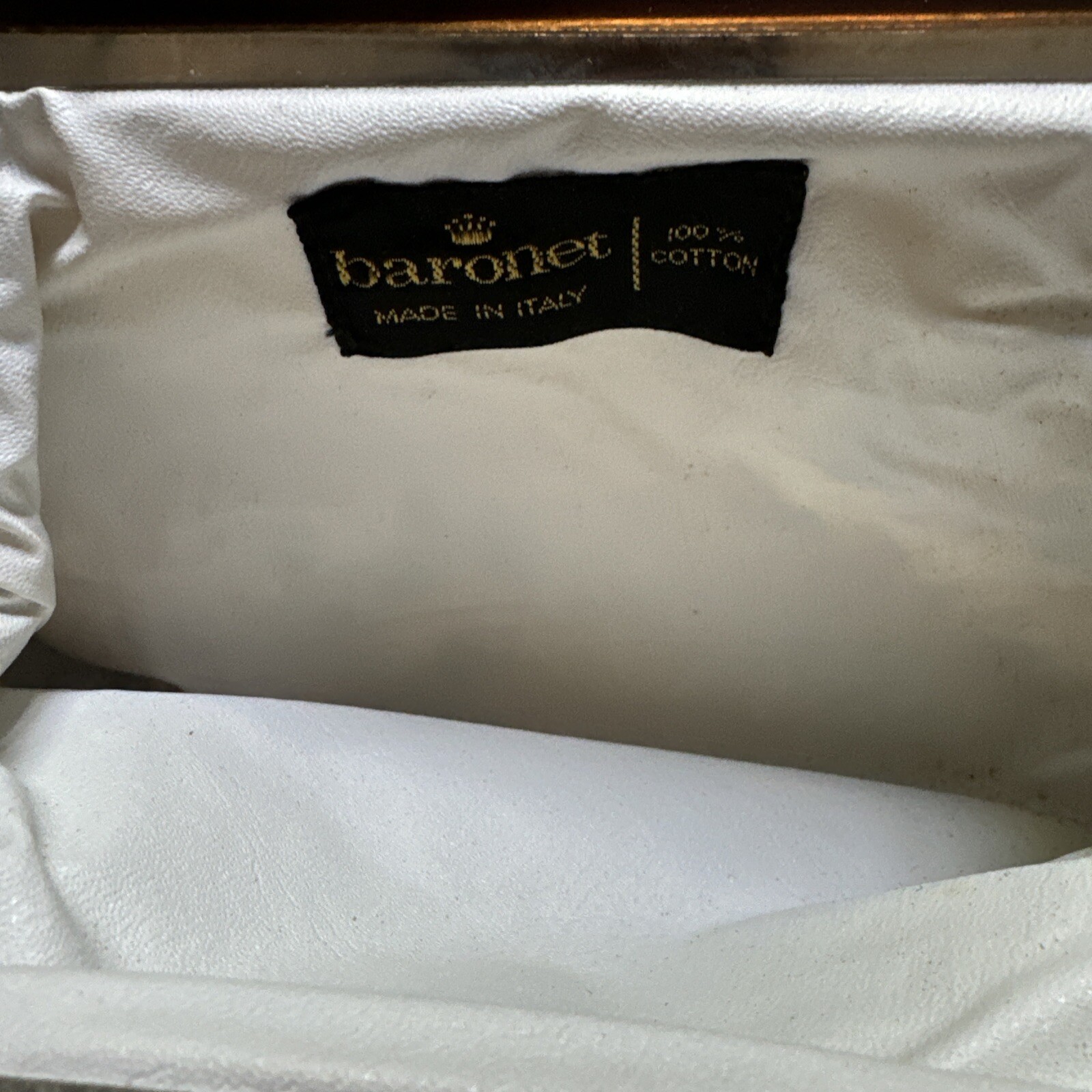 Baronet Italy Kiss Lock Floral Clutch Vintage
