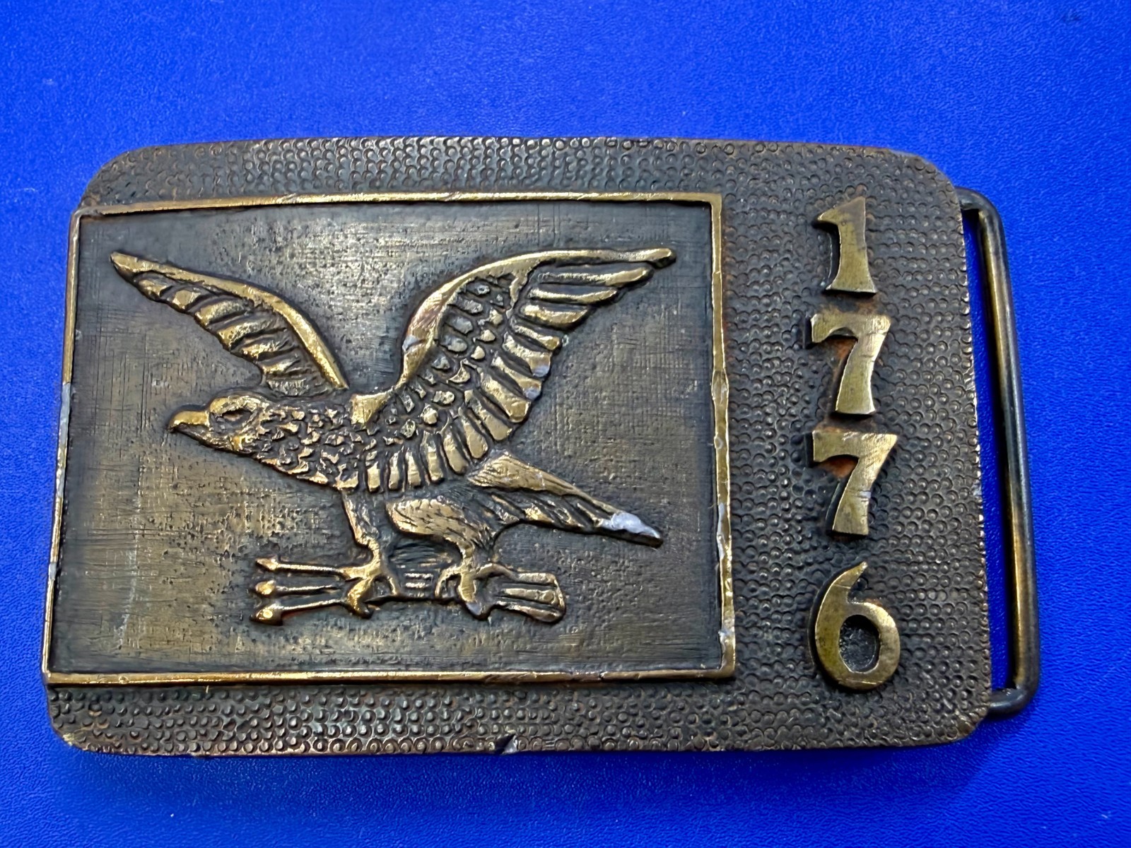 United States of America Bicentennial 1776–1976 Eagle Commemorative Belt Buckle