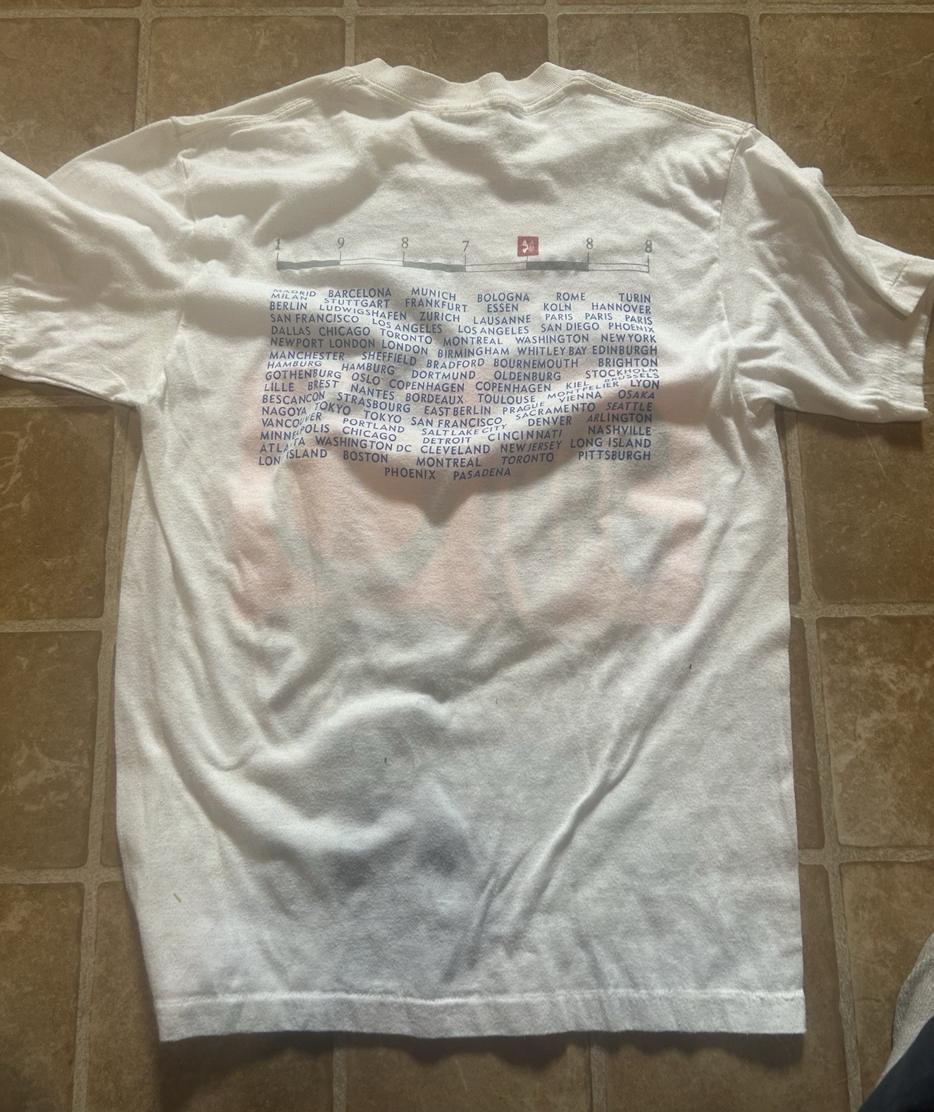 Vintage Depeche Mode Concert Tour T Shirt 1987-88 XL Fine Cond Single Stitch