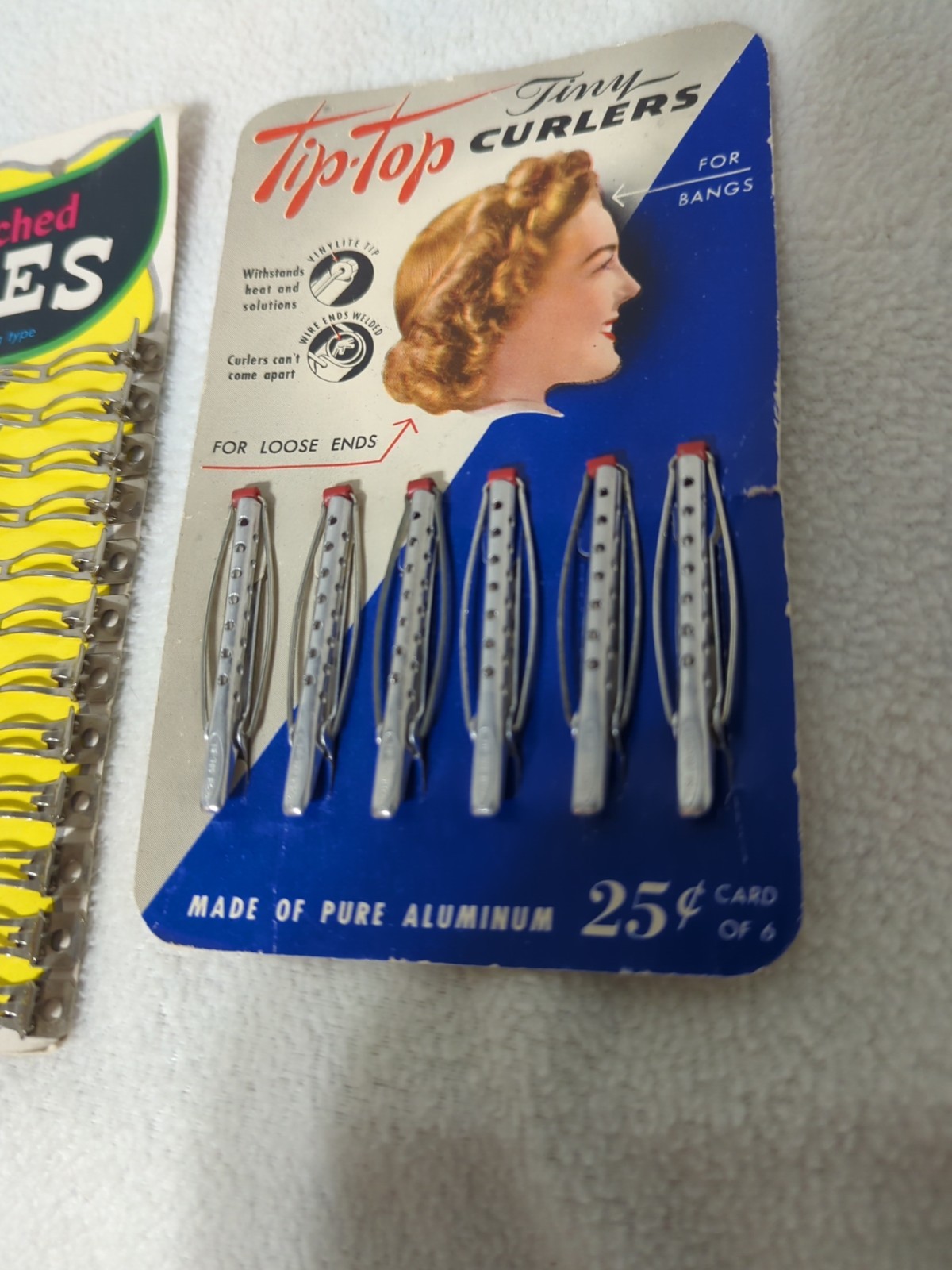 Vintage Lady Ellen Hollywood Arched Klippies Tip Top Curlers Pin Curl Clips…