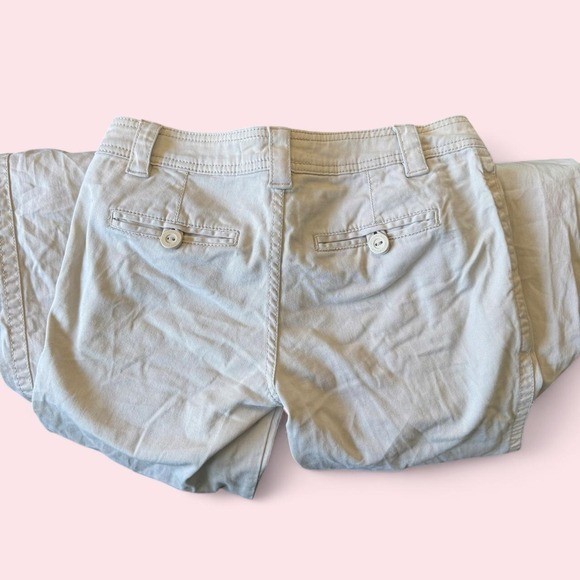 VINTAGE Y2K Aeropostale cream low rise flare pants 🤍