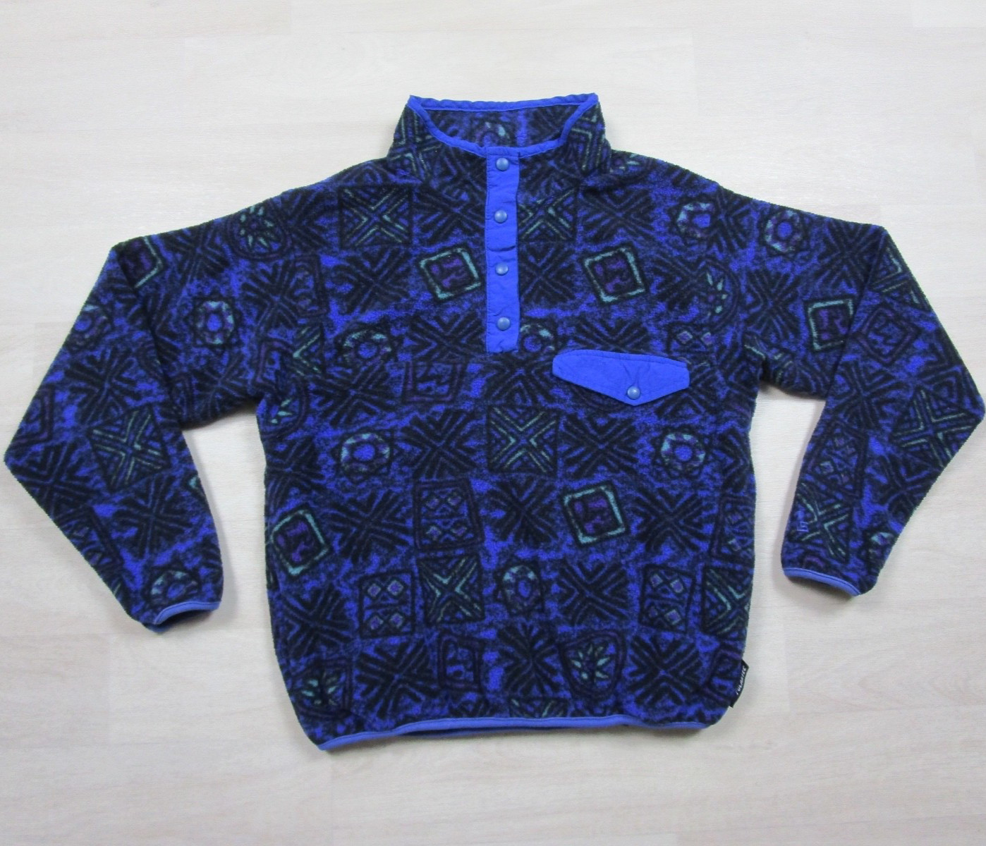 Vintage EMS Synchilla 1/4 Snap Aztec Fleece Pullover Women’s (M) Outdoor USA