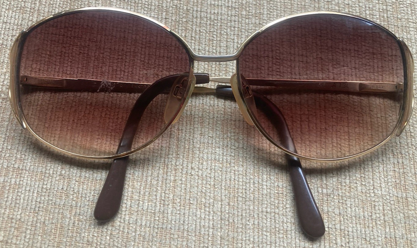 FRAME ONLY Vintage Rodenstock A 130 Women’s Gold Eyeglasses Rodaflex Hinges