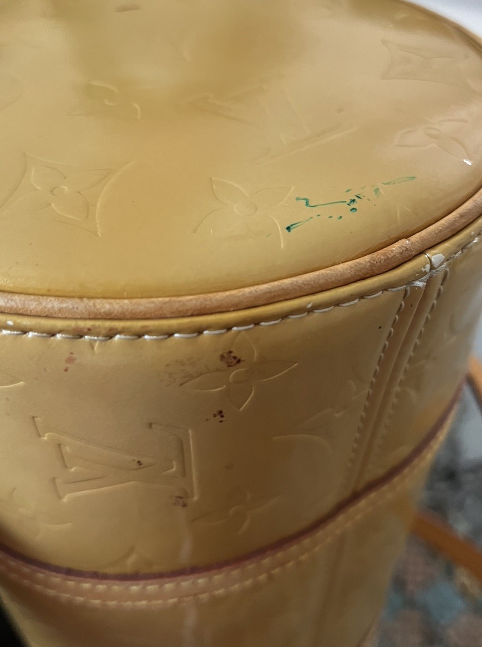 Vintage LOUIS VUITTON Monogram Vernis Bedford Bag, Signed, Made In France