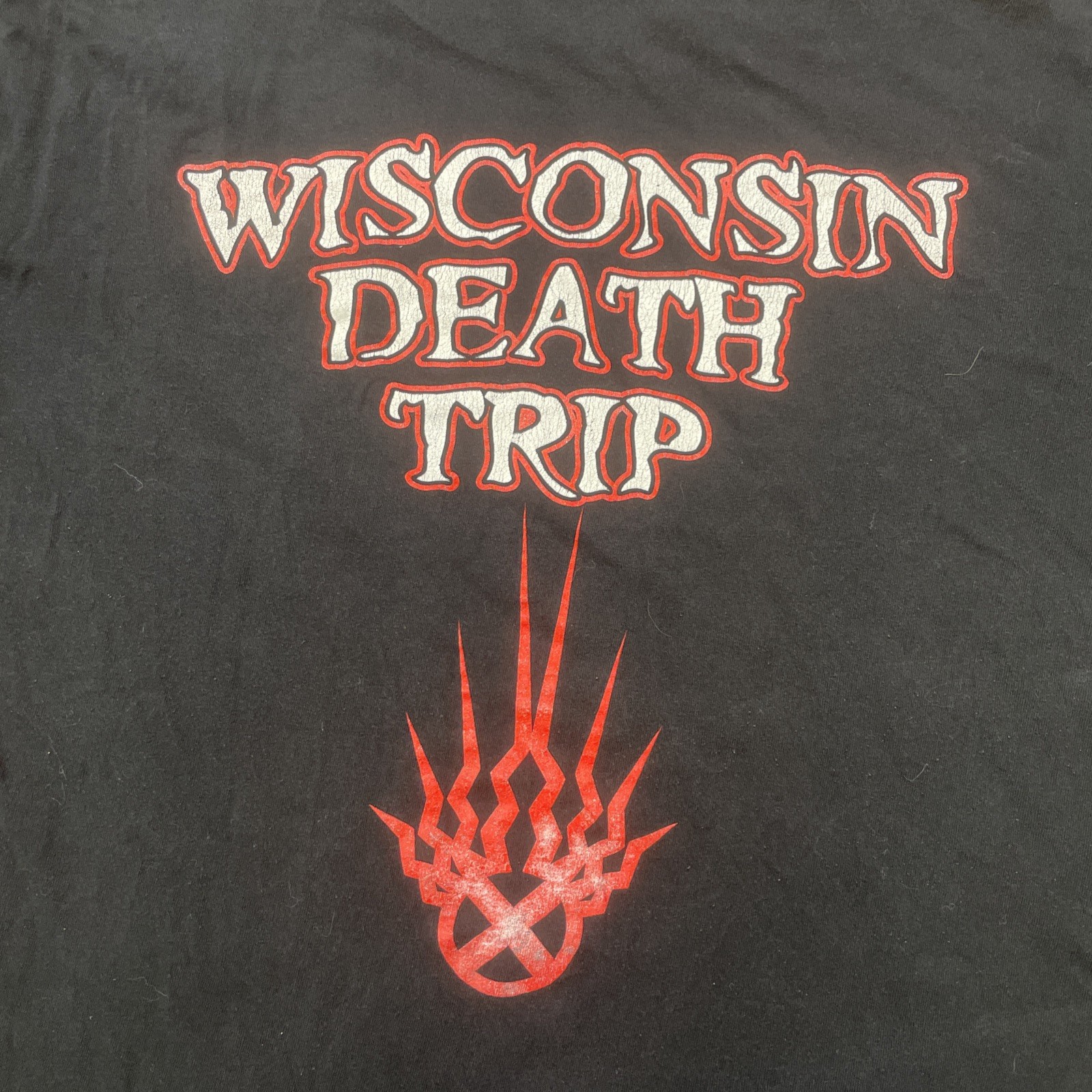 Static-X Wisconsin Death Trip 1999 Shirt XL Double Sided Industrial Metal 90’s