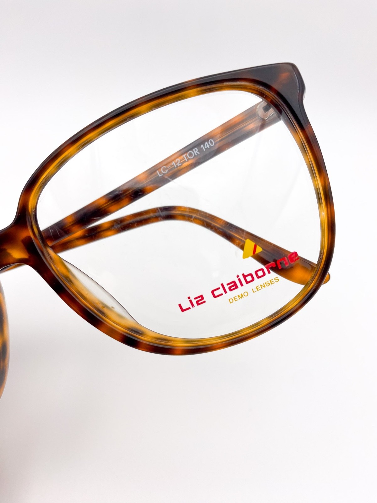 1980s Vintage LIZ CLAIBORNE Eyeglasses | Women’s Oversized Tortoiseshell Frames
