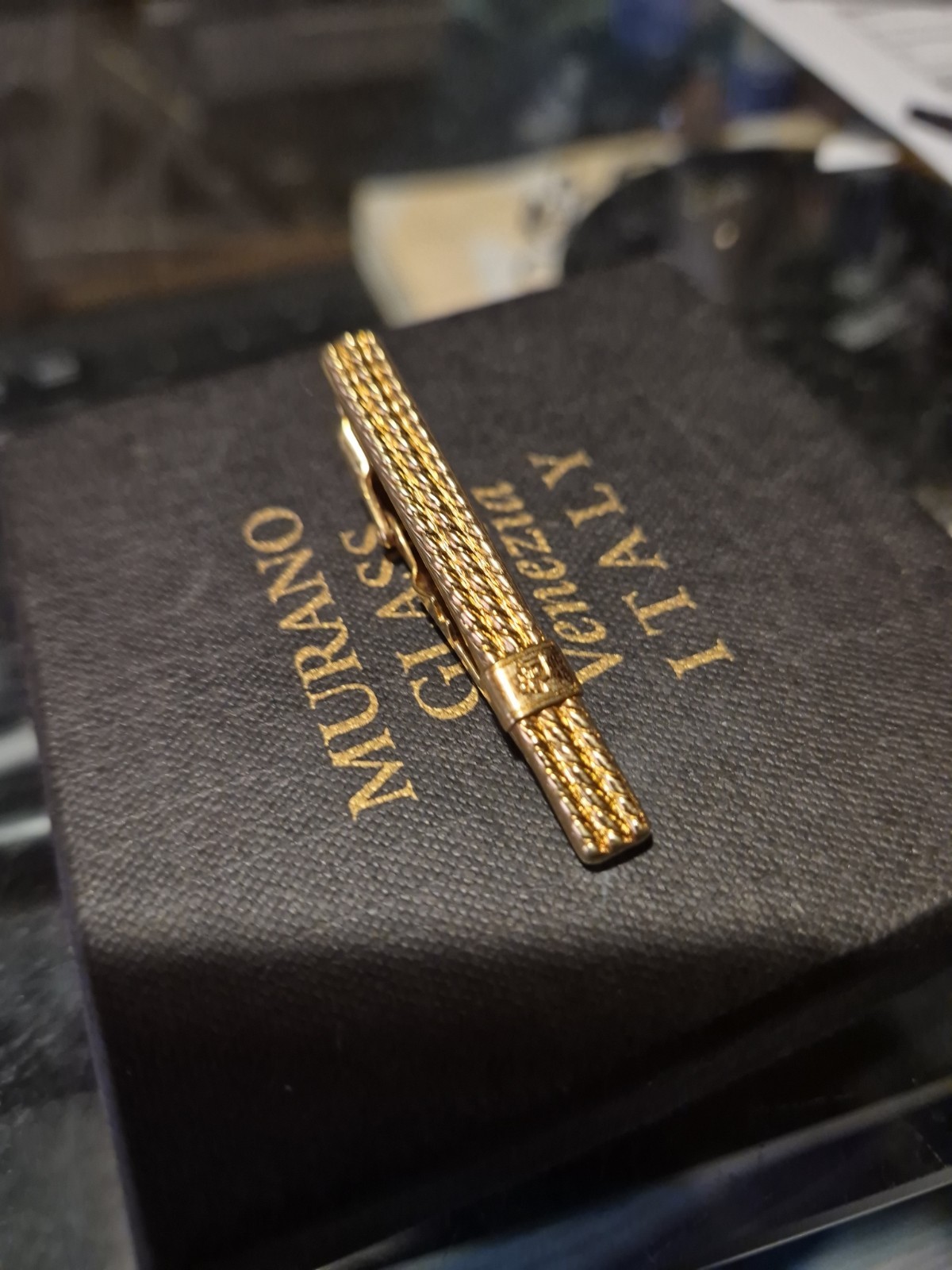 Vintage 1980s Christian Dior Tie Clip
