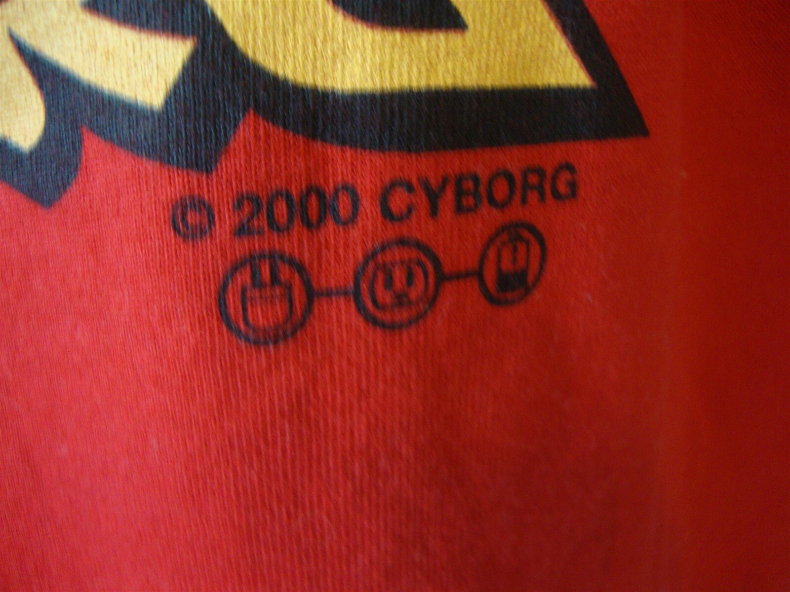Vintage Cy-Borg Anime Japanese 2000 T Shirt Size XL