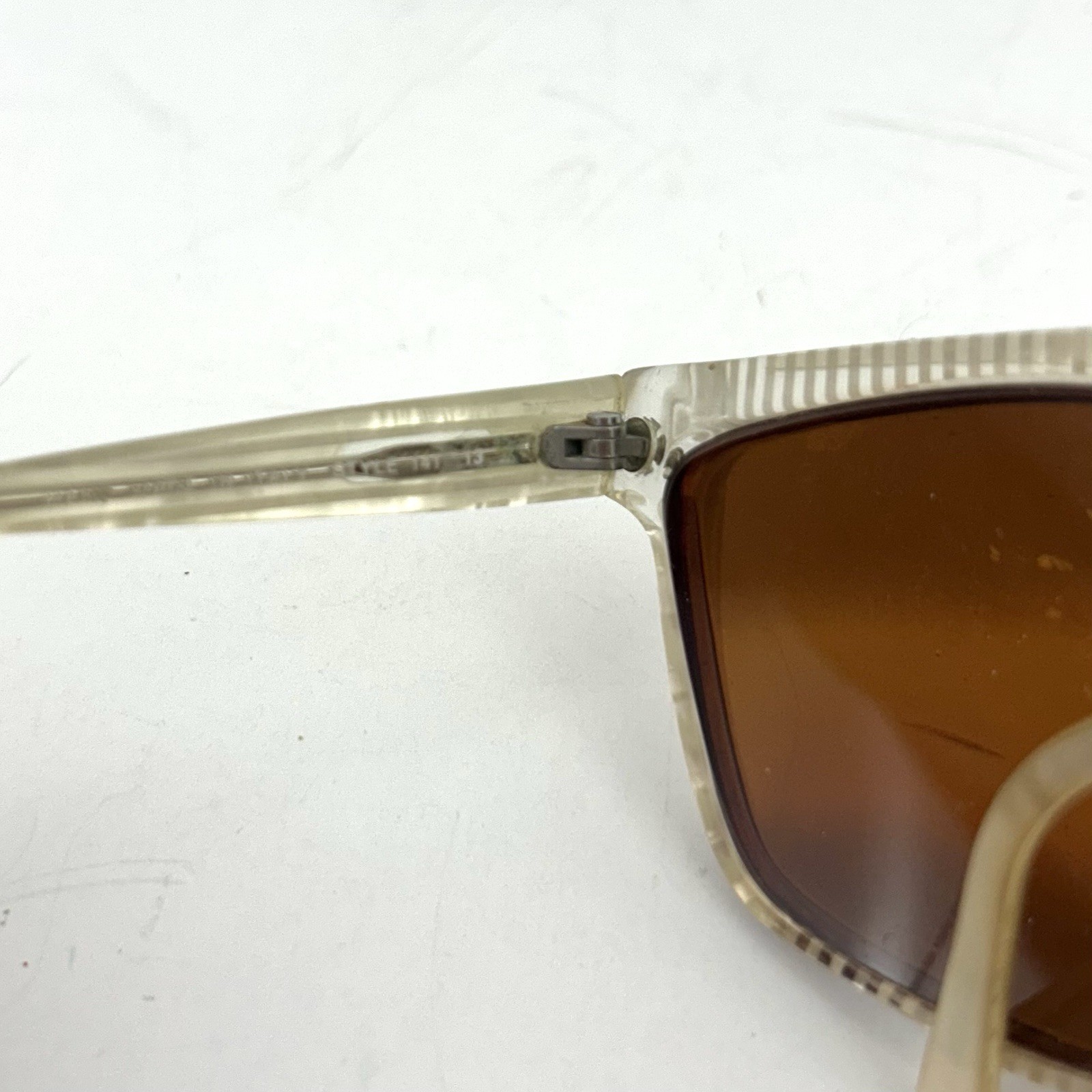 Vintage Courreges Sunglasses Style 141 Striped Plastic READ* Women’s