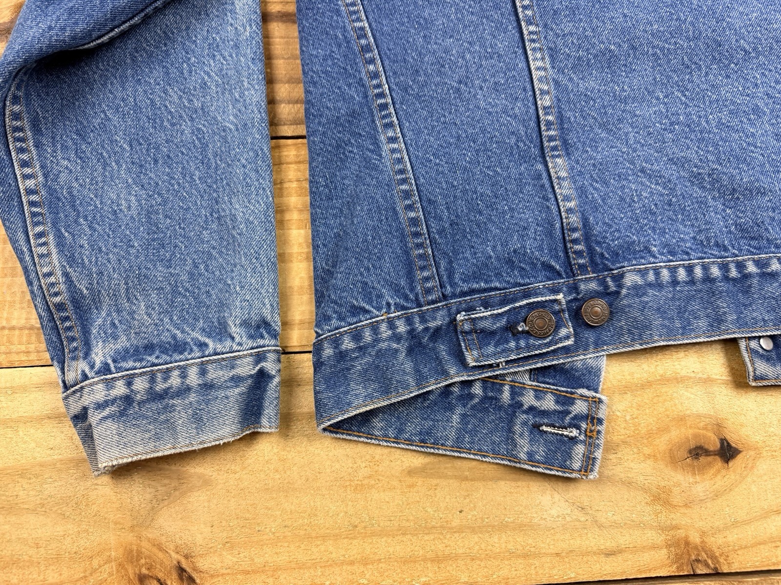 VTG 70’s Levi’s Type 3 III Denim Jacket 71205 0217 Sz 40L Made In USA