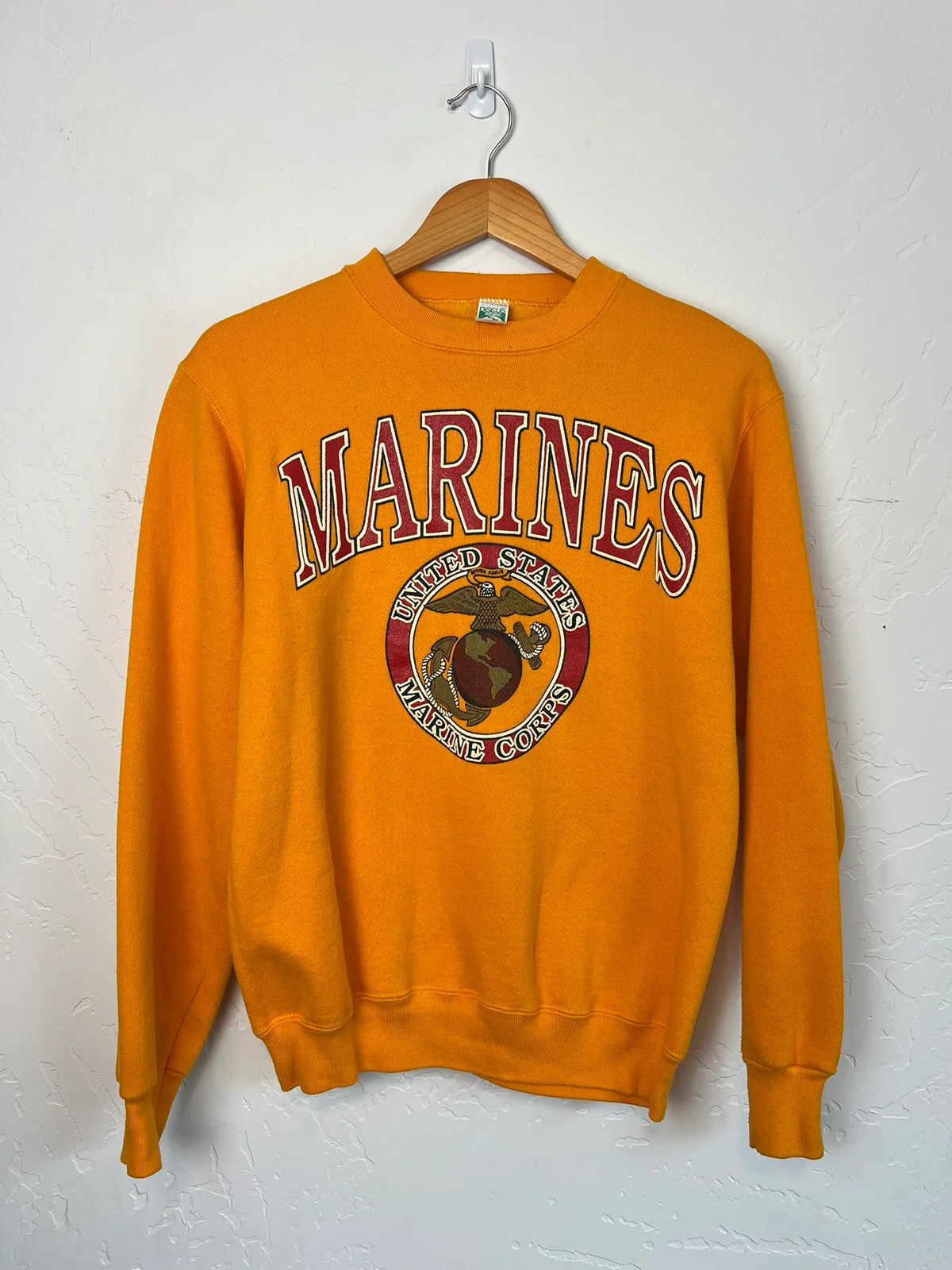 Vtg 90s Discus Athletic USMC Marines Crewneck Cotton Blend M