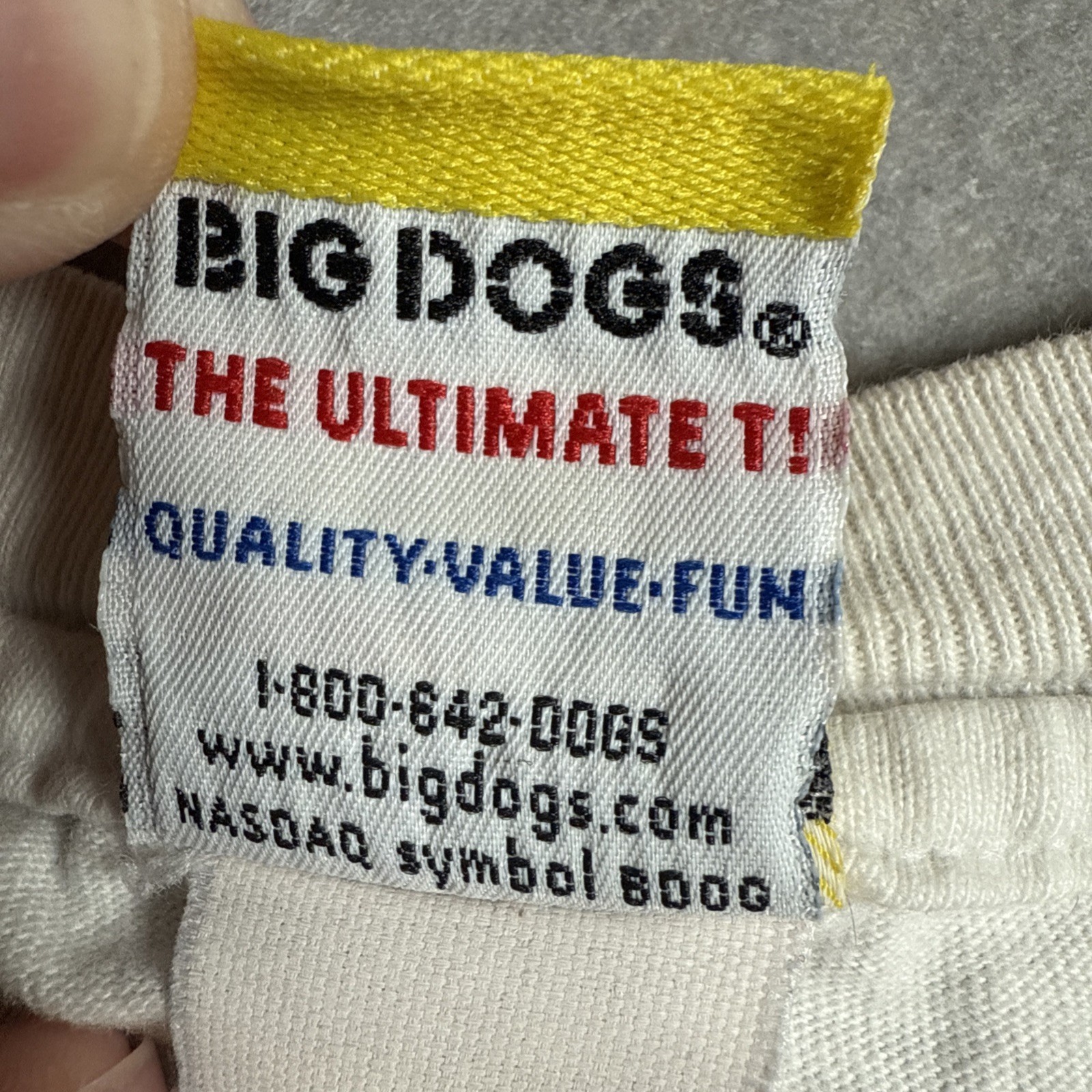 Vtg 2000 Cook With The BIG DOGS XL Graphic T-shirt Sleeze Skate Oversized White