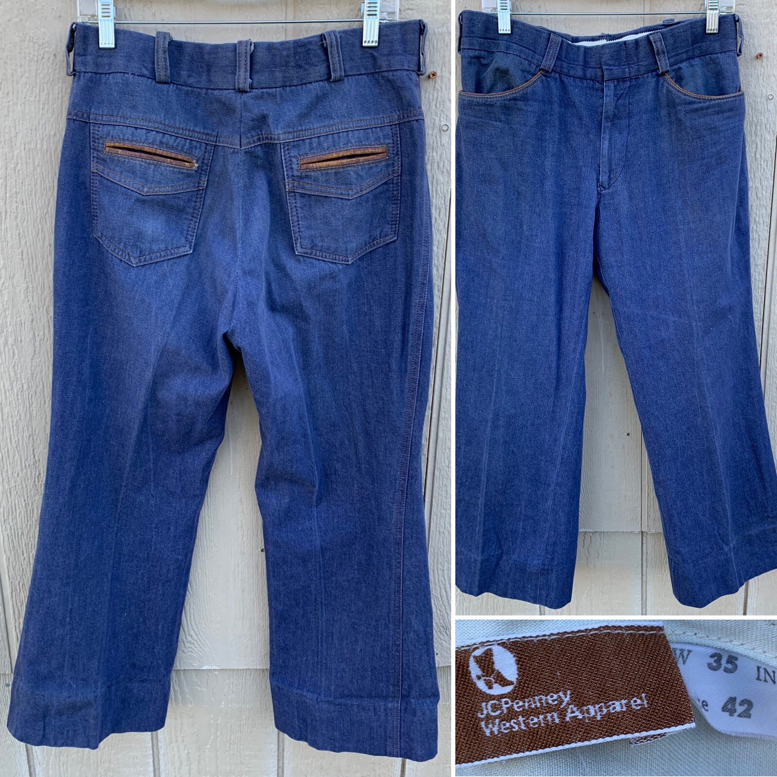 vintage JCPenney Western Apparel jeans size W 35 in Size 42 (34” waist)