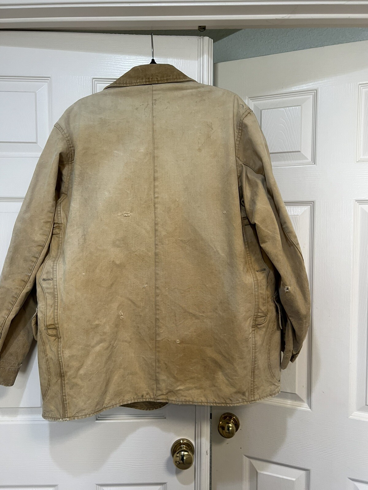 VNTG 30s Duxbak Field Jacket Men’s 1/2 Moon gorpcore Canvas Duck Hunting Coat XL
