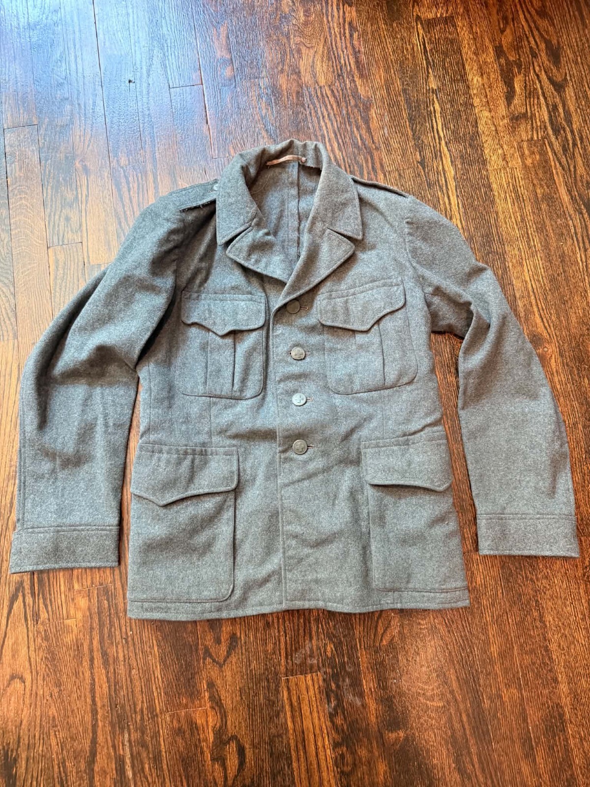 Vintage Swiss Ord. 1949 Wool Field Coat M
