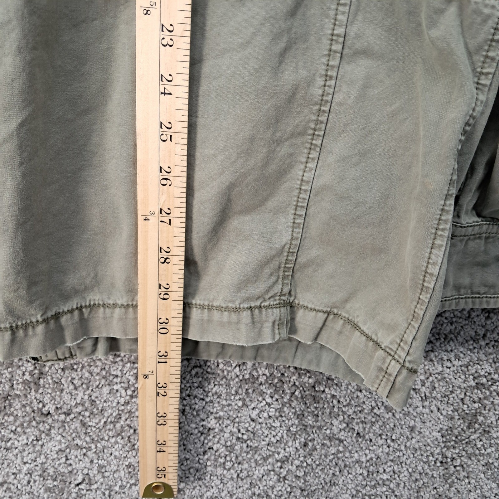 American Eagle Mens Olive Green Cotton Military Field Jacket MT Medium Tall