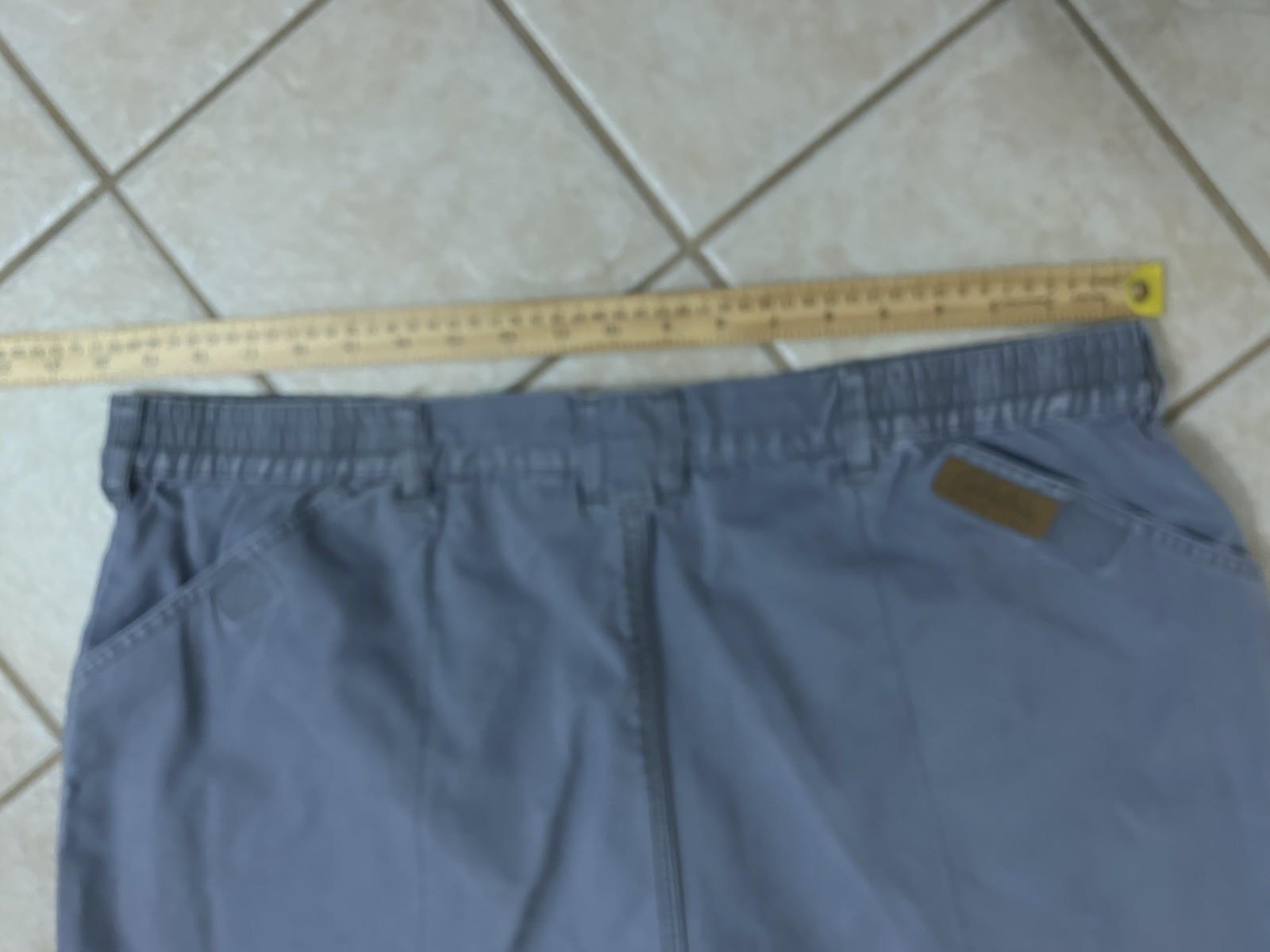 Cabelas 90s Vtg Hiking Cargo Shorts Gray Mens W 40 L 5 100% Cotton Excellent S75