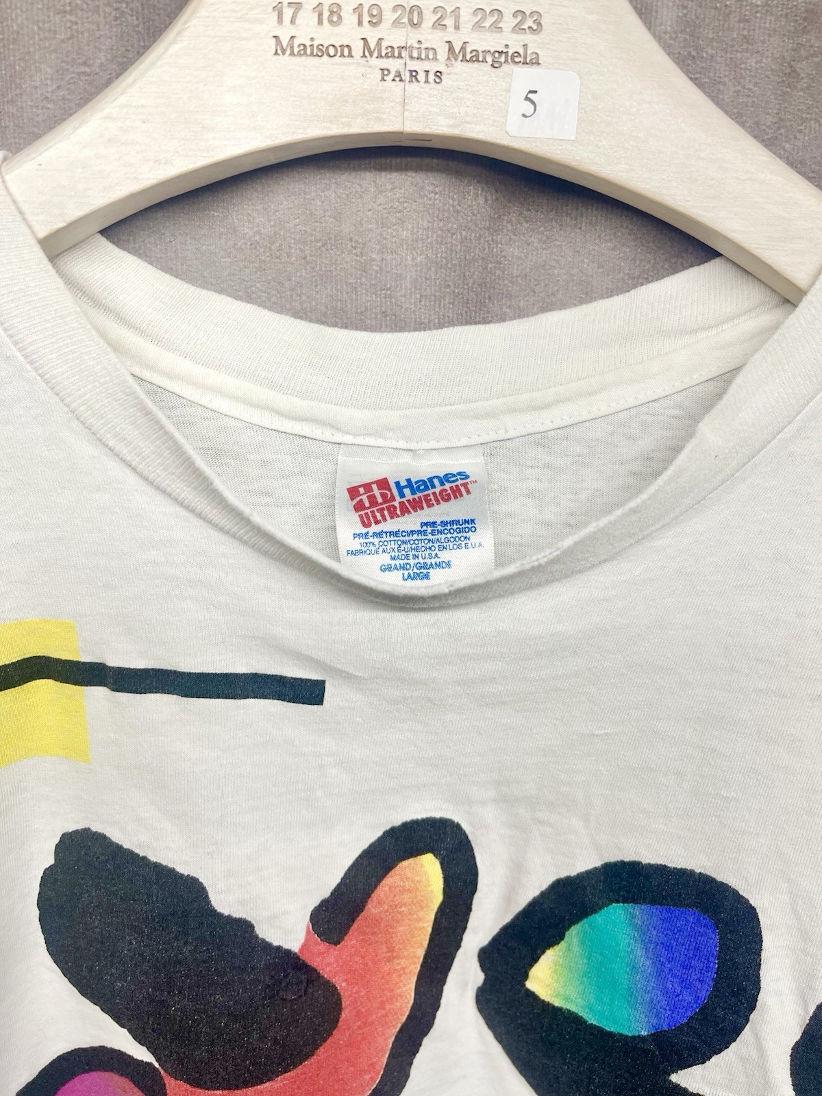 VINTAGE 1994 YES TALK PETER MAX WORLD TOUR BAND T-SHIRT L