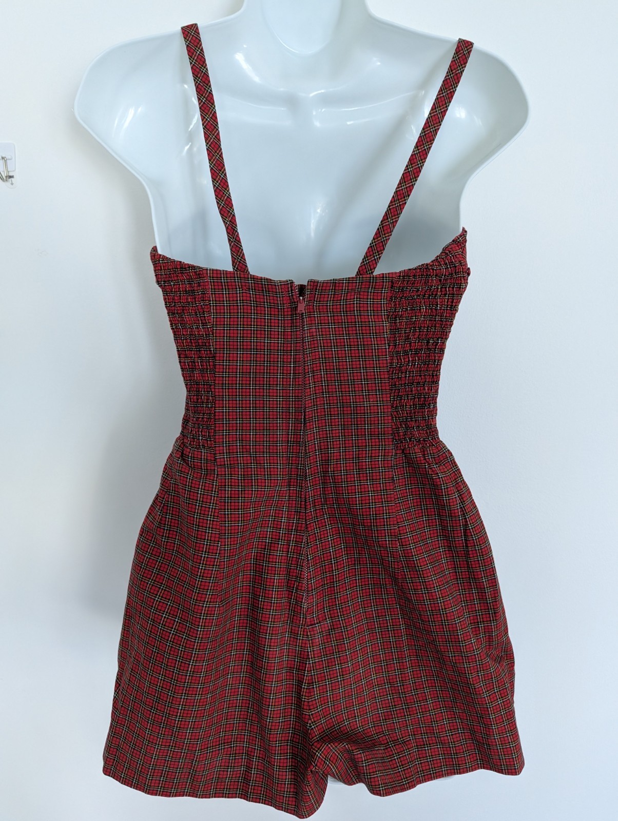 Vintage Jantzen Swimsuit Playsuit 40s 50s Controlled Cotton Zipper Pin-up XS/S