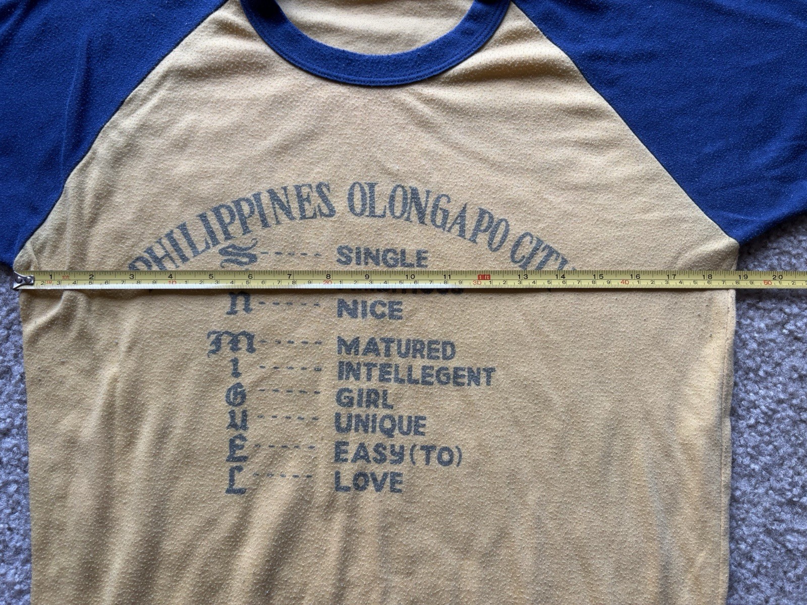 Vintage Olongapo Philippines Rare Large Shirt 1980s