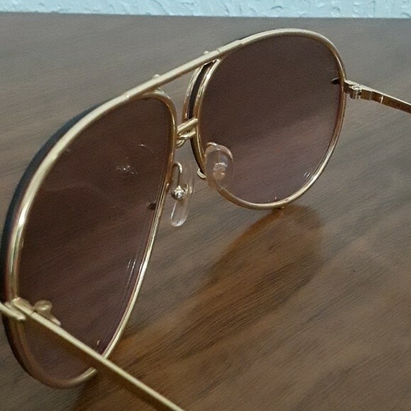 Porsche by Carrera Gold & Red Vintage Sunglasses 5623 35 125 Made in Austria