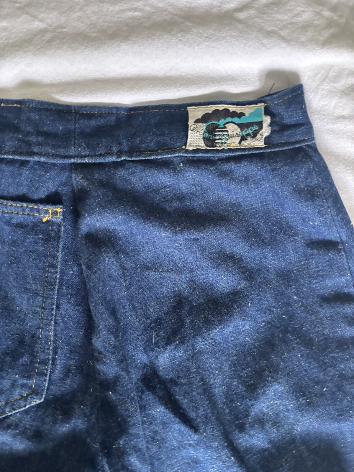 Antonio Guiseppe Made in the USA Women’s Vintage Floral 70s Bell Bottom Jeans