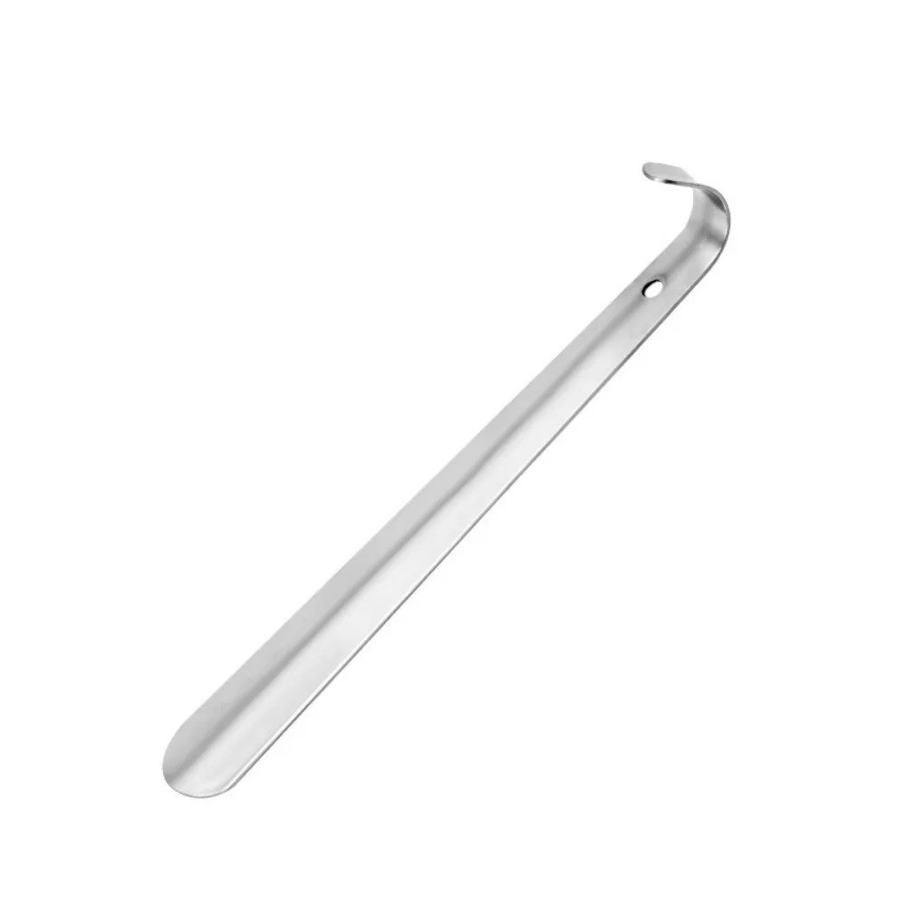 30in Extra Long Handle Shoe Horn Stainless Steel Metal Shoes Remover Shoehorn US