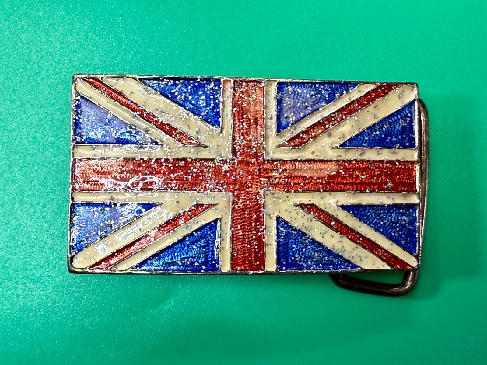 Union Jack British Flag Great Britain United Kingdom UK Patriotic Belt Buckle