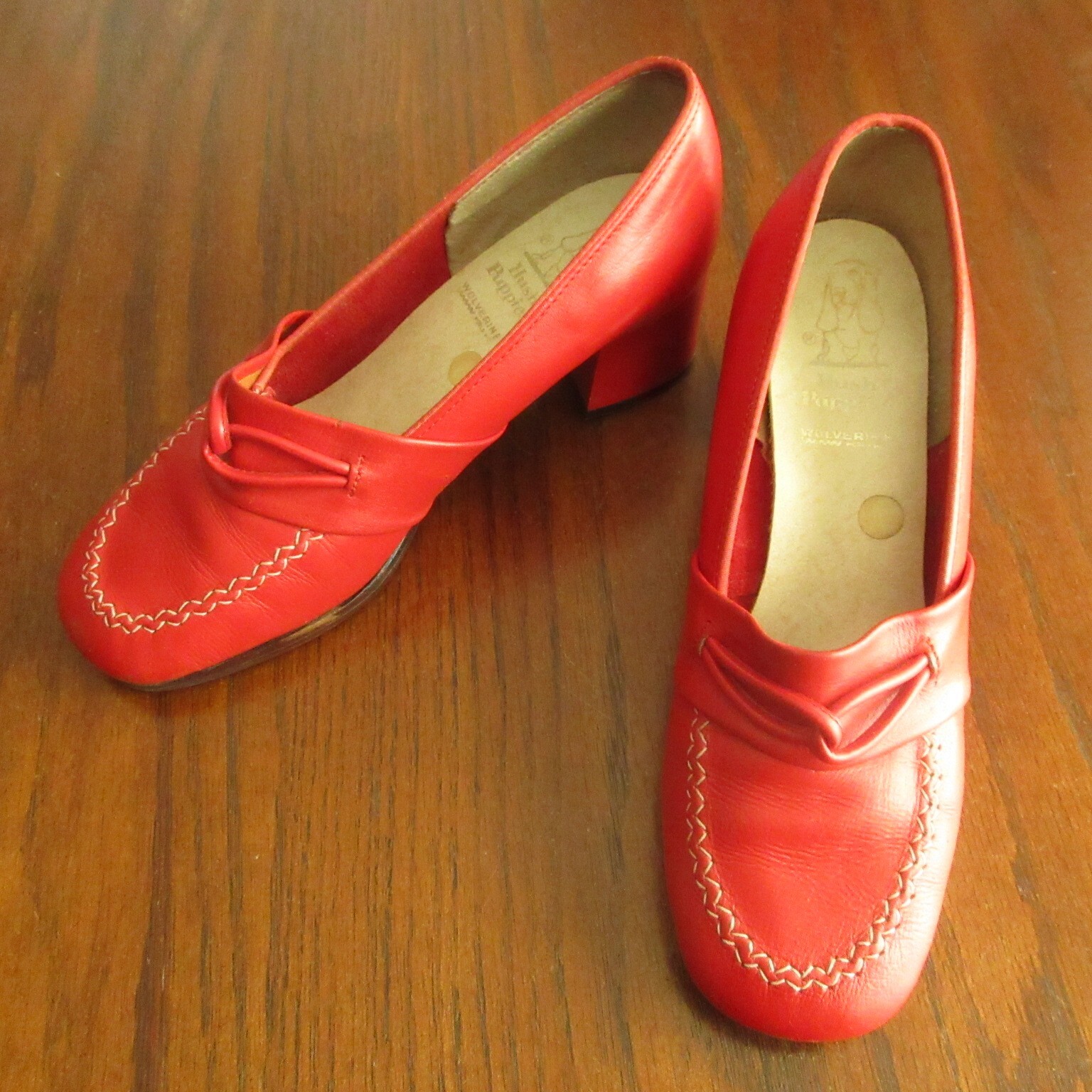 UNISEX Mod Vintage Original 60s HUSHPUPPIES Womens Shoes 6.5 W Day Evening Party